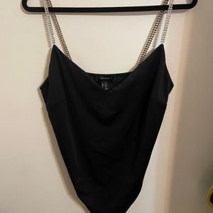 Forever21 plus size rhinestone bodysuit